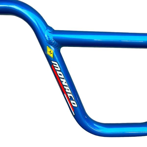 Imagem de Guidao Cross Master 22.2 Bmx 690mm Alum. Azul Hunter Monaco