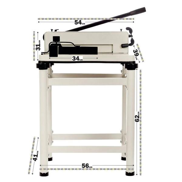 Imagem de Guilhotina A4 Velve GSI4 + Mesa Semi Industrial Em Aço