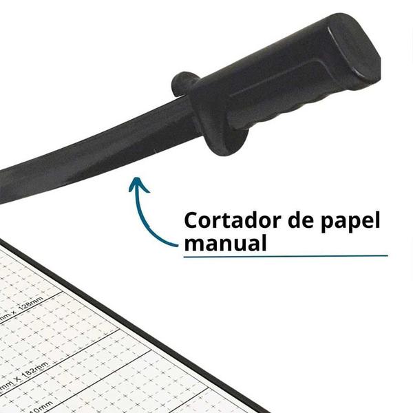 Imagem de Guilhotina De Papel Manual Importway A3 10 Folhas Iwgpa310