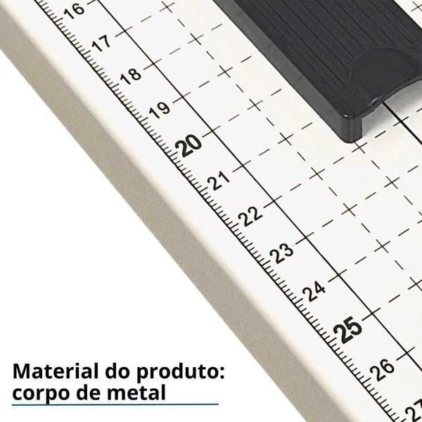 Imagem de Guilhotina De Papel Manual Importway A3 10 Folhas Iwgpa310