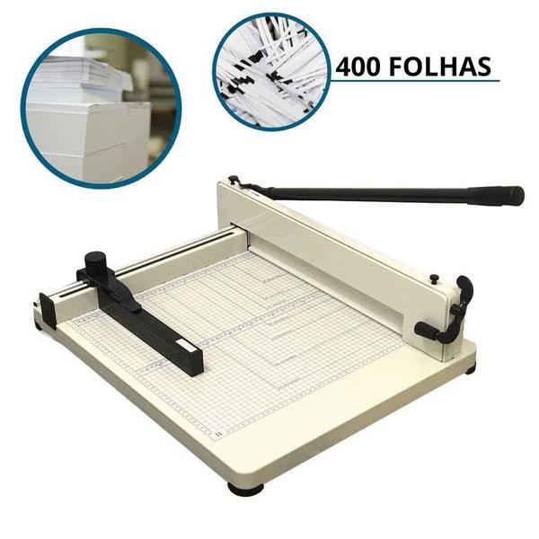 Imagem de Guilhotina De Papel Manual Importway A3 400 Folhas Iwgpa3400