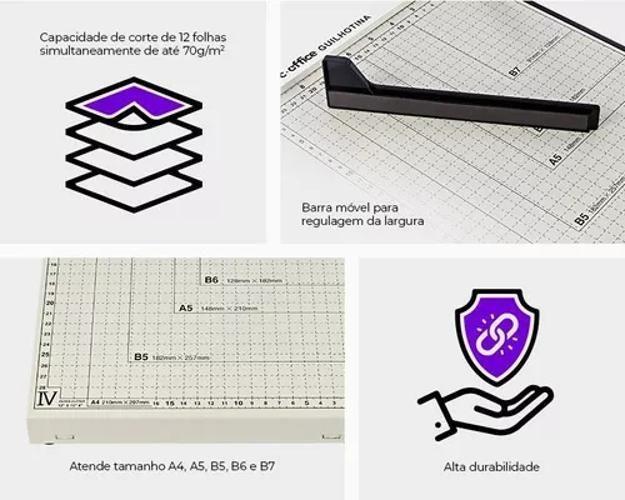 Imagem de Guilhotina Manual C.Office Professional A4