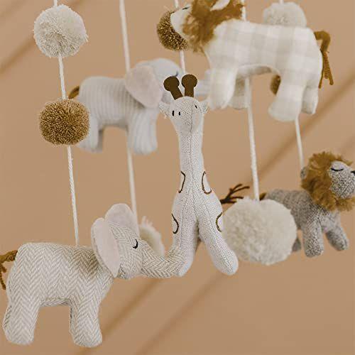 Imagem de Guindaste Baby Mobile para Berço, Decoração de Berçário Safari para Meninos e Meninas, Teto Suspenso, 11 "x 28"