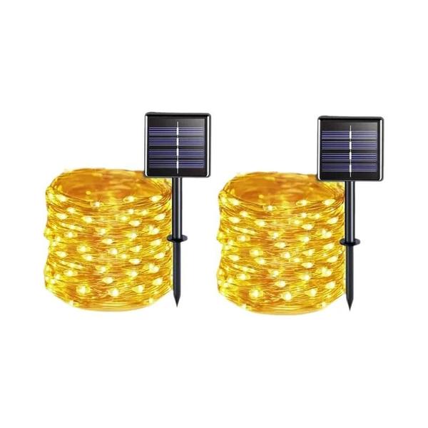 Imagem de Guirlanda de Luzes Solares LED à Prova D'Água - 102m, 52m, 32m, 22m, 11m e 7m