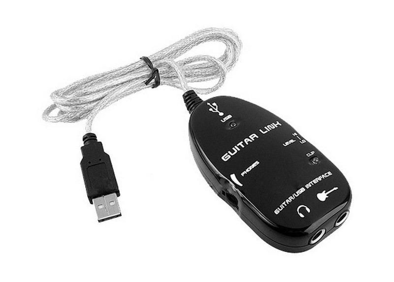 Imagem de Guitar Link Usb - Preto - Adaptador De Guitarra Para Pc