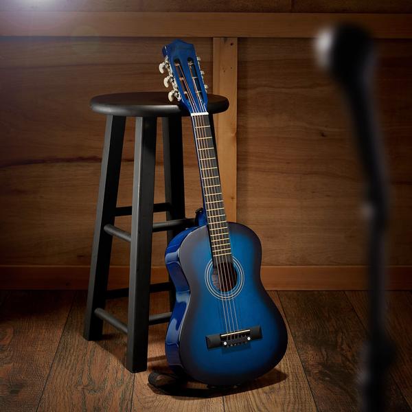 Imagem de Guitarra acústica Ashthorpe Beginner 30 polegadas azul com kit