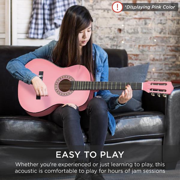 Imagem de Guitarra acústica Best Choice Products Beginner 38 in Purple