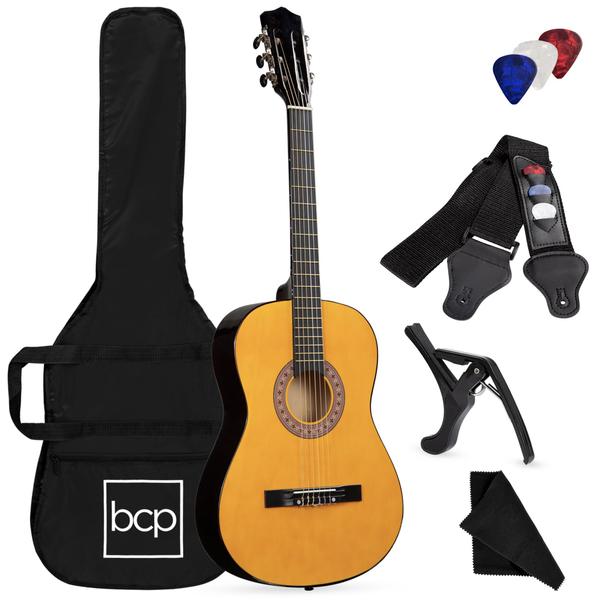 Imagem de Guitarra acústica Best Choice Products Beginner 38 pol com kit