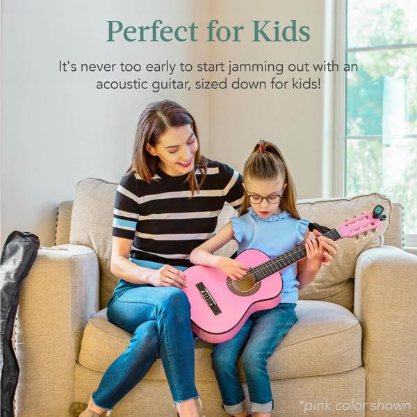 Imagem de Guitarra acústica Best Choice Products Kids Beginner Pink