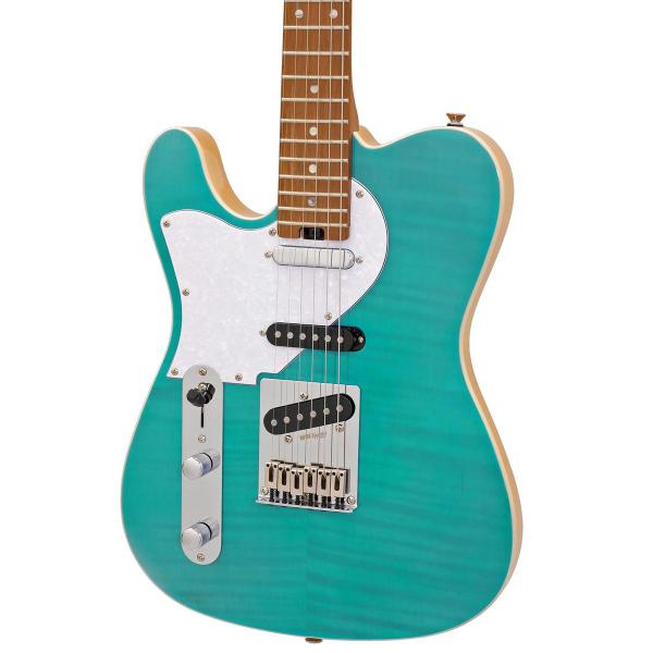 Imagem de Guitarra Aria PRO II 615-MK2 LH Turqoise Blue (canhoto)