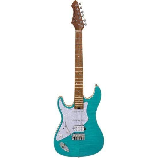 Imagem de Guitarra Aria Pro II 714-MK2 LH Turqoise Blue (canhoto)