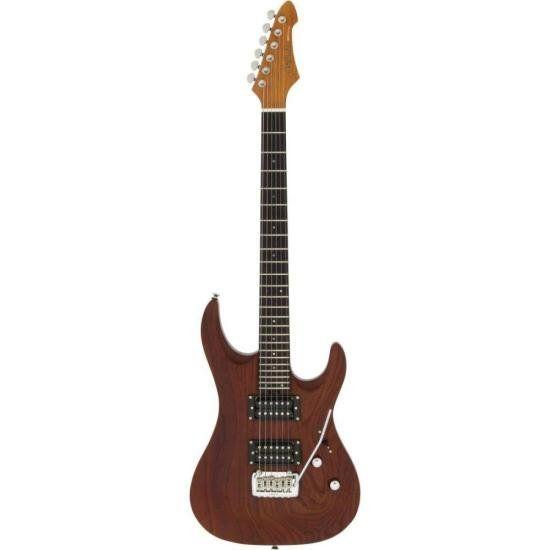 Imagem de Guitarra Aria Pro II MAC-DLX Stained Brown