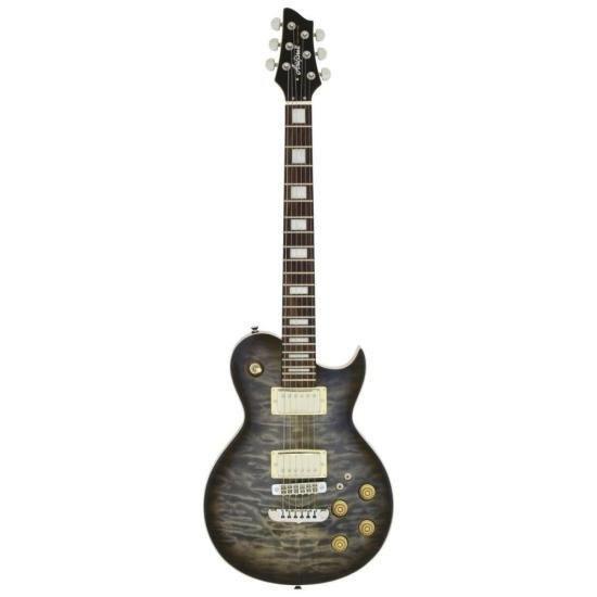 Imagem de Guitarra Aria Pro II PE-480 See-Through Black Burst F002