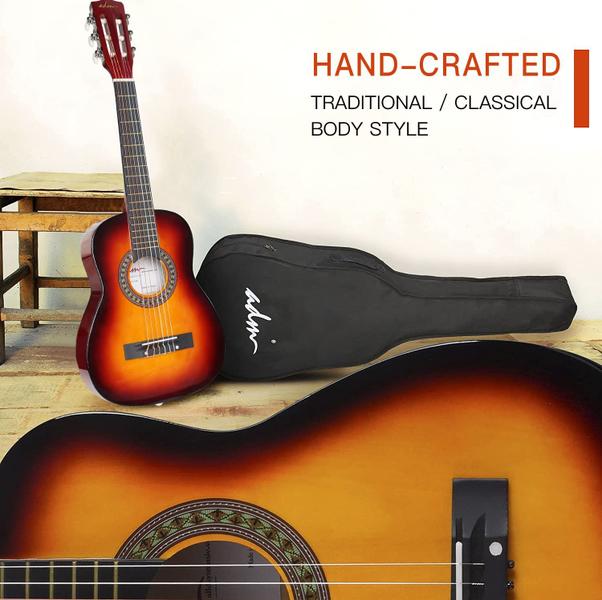 Imagem de Guitarra clássica acústica ADM Beginner 76cm Nylon Strings