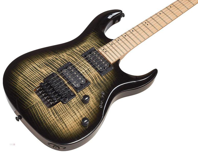 Imagem de Guitarra Cort X300 Grb Floyd Rose / Pickup Emg Ativo Grey Burst