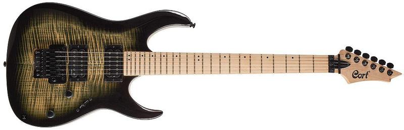 Imagem de Guitarra Cort X300 Grb Floyd Rose / Pickup Emg Ativo Grey Burst