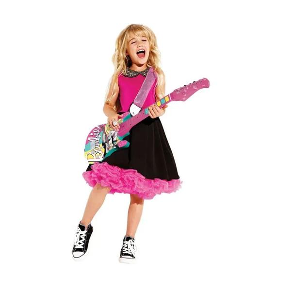 Imagem de Guitarra Da Barbie Com Função Mp3 Player