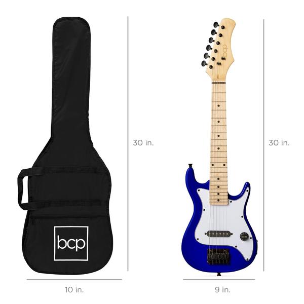 Imagem de Guitarra elétrica Best Choice Products Kids Metallic Blue