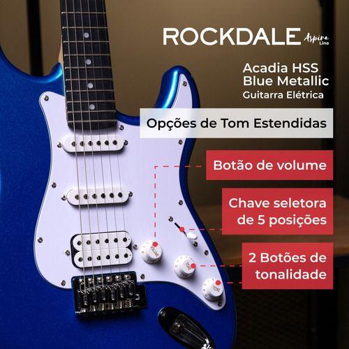 Imagem de Guitarra Elétrica Rockdale Stratocaster 6 Cordas Destro