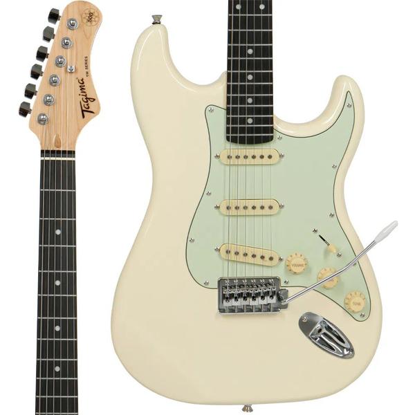 Imagem de Guitarra Elétrica Strato Tagima Woodstock Tg-500 Classic WH Branca