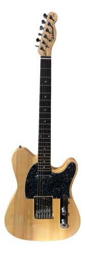 Imagem de Guitarra Elétrica Waldman Gte-200 Telecaster De  Madeira Maciça Natural Com Diapasão De Madeira Técnica