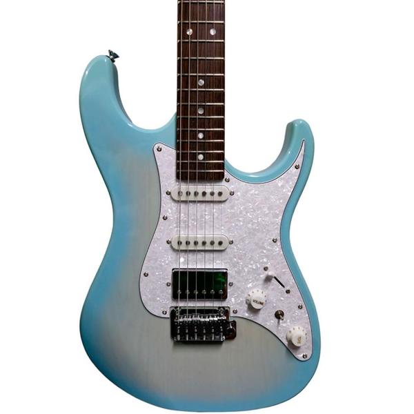 Imagem de Guitarra Eletrônica Lançamento 2024 Tagima Stella Oasis Ocean Blue RW + Acessórios