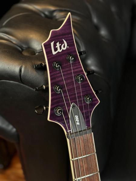 Imagem de Guitarra Esp Ltd H-200Fm Lh200Fmstp - See Thru Purple