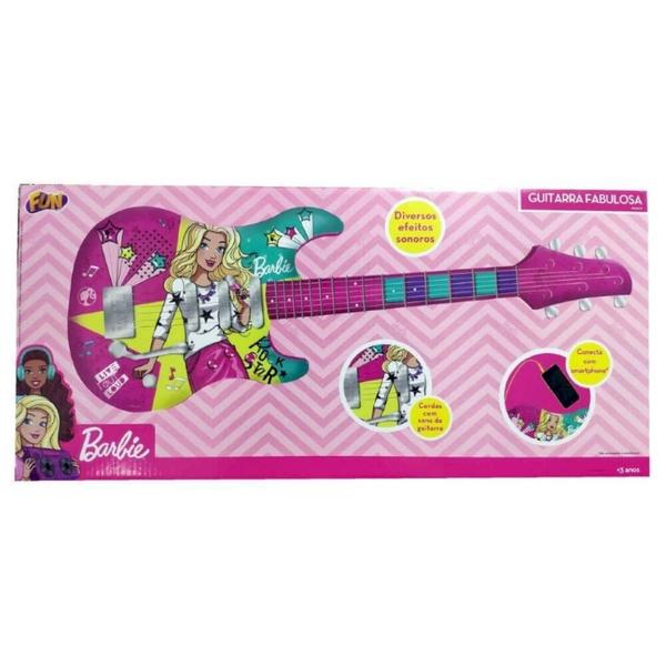 Imagem de Guitarra fabulosa infantil com mp3 player barbie fun