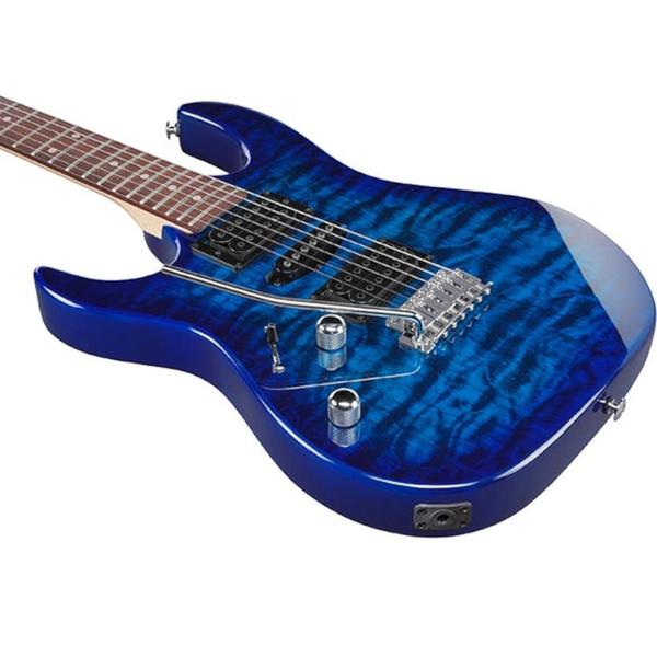 Imagem de Guitarra Ibanez GRX 70QA Canhota TBB Transparent Blue Burst