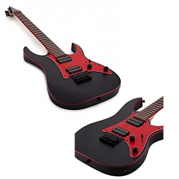 Imagem de Guitarra Ibanez Superstrato Grgr 131Dx Bkf + Capa Champion