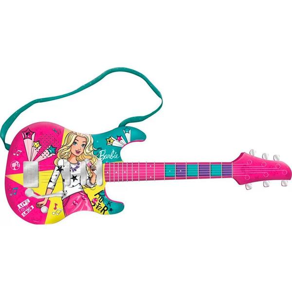 Imagem de Guitarra Infantil Elétrica Fun - Barbie Fabulosa