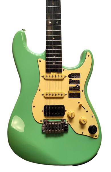 Imagem de Guitarra Inteligente Mooer Gtrs P800 Mg Mint Green Pedal