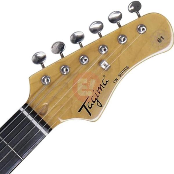 Imagem de Guitarra Jaguar Custom 2 P90 Escala Escura TW-61 FR Vermelha Tagima