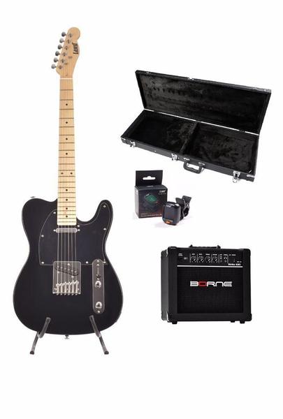 Imagem de Guitarra Land Telecaster Preta L-T1 + Cubo G30 + Acessórios