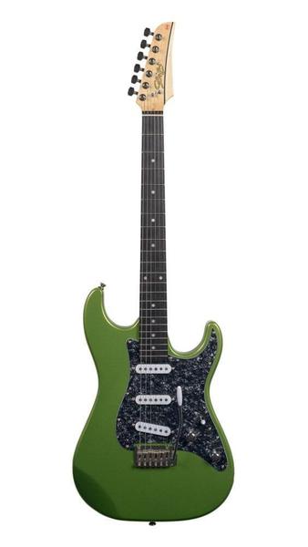 Imagem de Guitarra Seizi Katana Yoru Sss Metallic Army Green