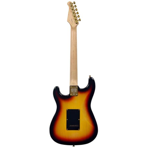 Imagem de Guitarra Seizi Vintage Shinobi Ash SSS Sunburst PH Gold