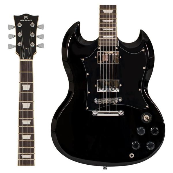 Imagem de Guitarra SG Michael Hammer GM850N BK Preta