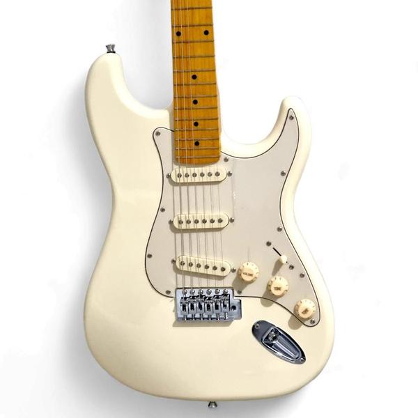 Imagem de Guitarra Stratocaster Phx St-2 Vintage Olympic WhiteEscalaClara Diapasão de Bordo