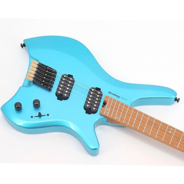 Imagem de Guitarra Strinberg Headless Multiscale SHN6 Next Azul C Bag