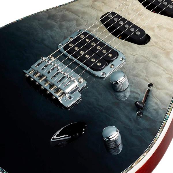 Imagem de Guitarra Super Strato Tampo Maple Ibanez SA360NQM BMG Black