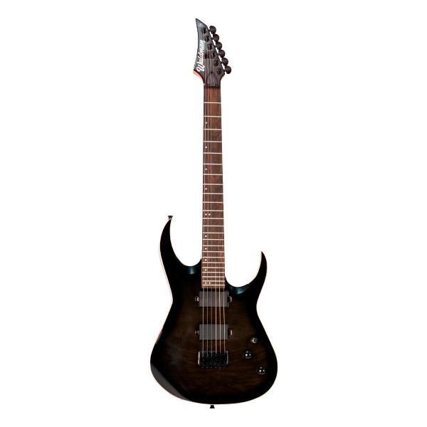 Imagem de Guitarra Super Strato Waldman WIG520 TBK Transparent Black