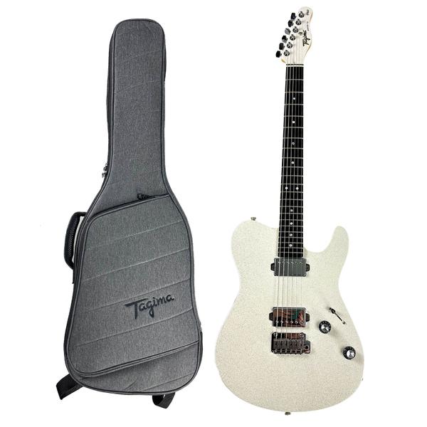 Imagem de Guitarra Tagima Grace 70 Cacau Santos White Sparkle com Bag