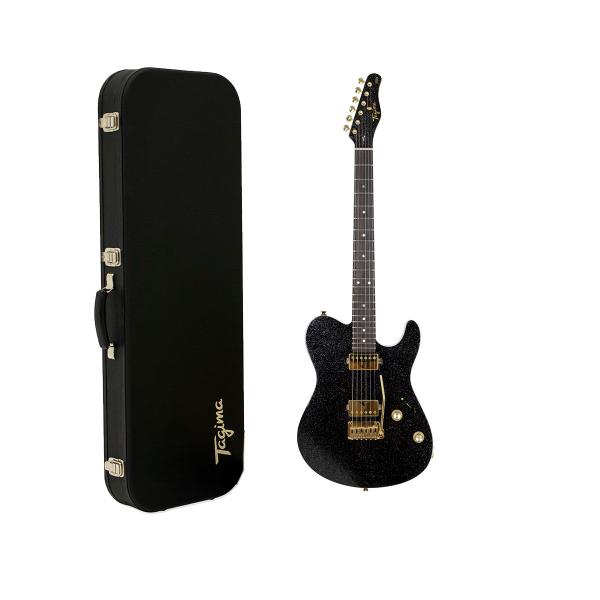 Imagem de Guitarra Tagima Grace 70x7 Cacau Santos Bk Sparkle com Case