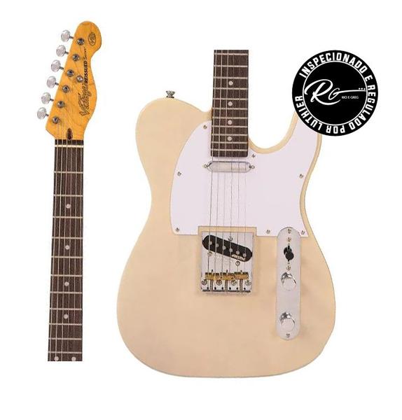 Imagem de Guitarra vintage telecaster v62 reissued ash blonde