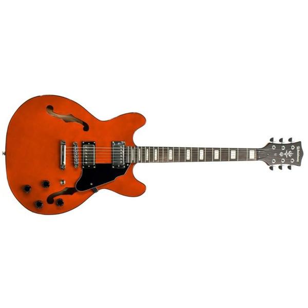 Imagem de Guitarra waldman eletrica hollow body 6 cordas gho110 or