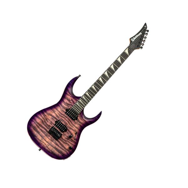 Imagem de Guitarra Waldman WGAR220QX PPB  HH  Purple Burst