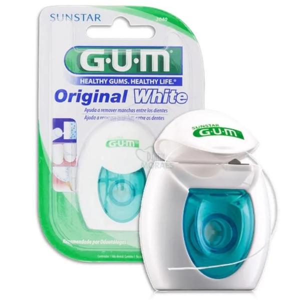 Imagem de GUM FIO DENTAL ORIGINAL WHITE C/40 metros