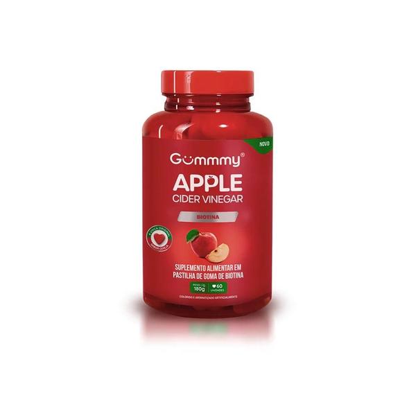 Imagem de Gummy Apple Cider Vinegar Biotina Sabor Cereja 60 Gomas