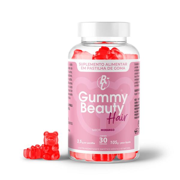 Imagem de Gummy Beauty Hair Vitamina para Cabelo e Unha Bari Caps