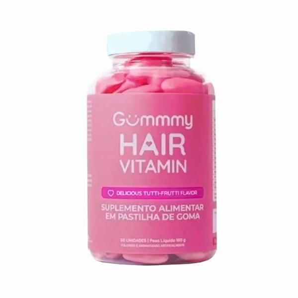 Imagem de Gummy Hair Vitamina para Crescimento dos Cabelos e Unhas 60gms - Fortalece e diminui a queda dos cabelos